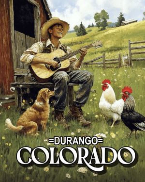 Country Serenade -  Durango Souvenir Art Print