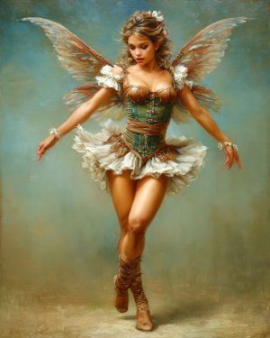 Dancing Fairy Hazel Moonbloom - Faires Art Print