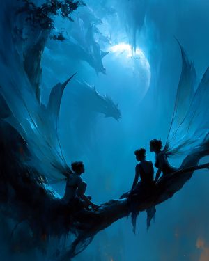 Dangerous NIght - Faires Art Print