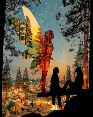 Fairy Spirit at Gathering - Faires Art Print