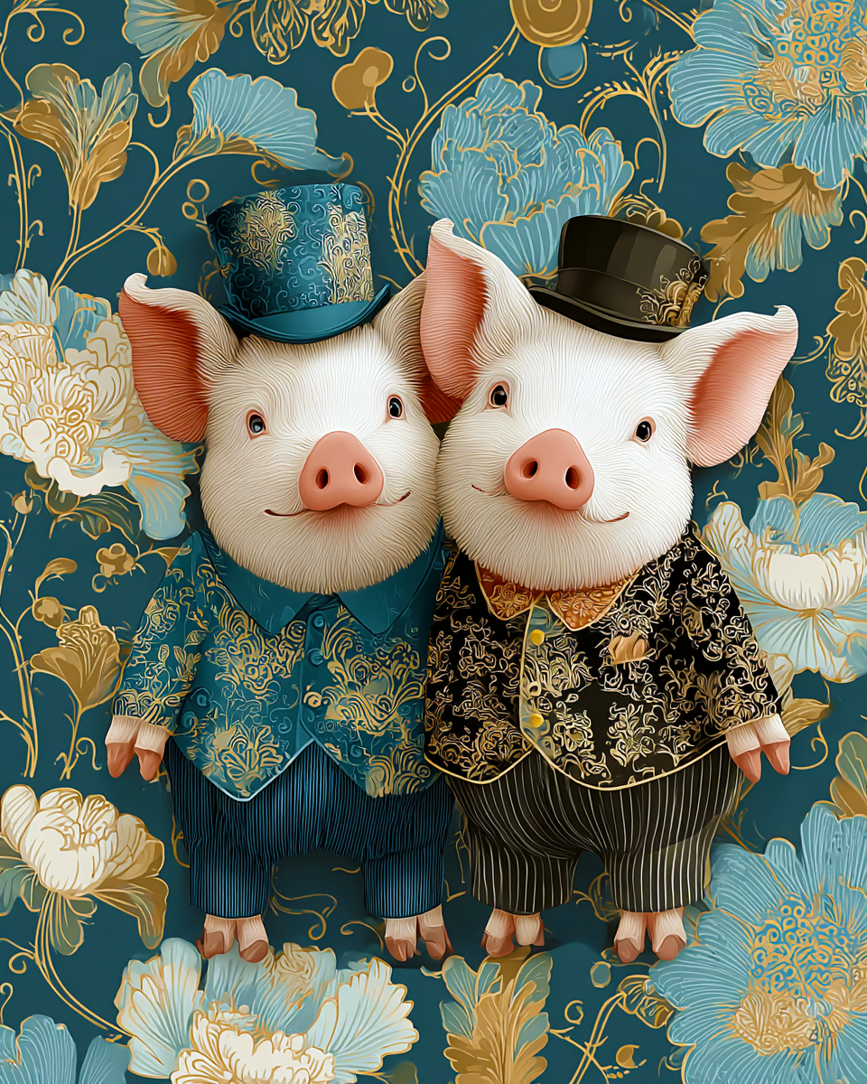 Aspen & Willow fromBoulder - Pig Art Print
