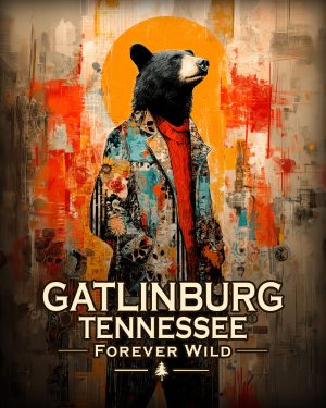 Gatlinburg Tennessee  - Forever Wild - Hip Black Bear