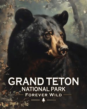 Grand Teton National Park  - Forever Wild - Black Bear