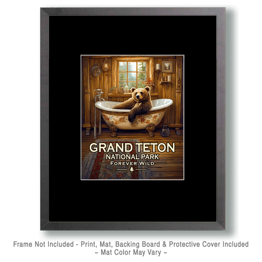 Grand Teton National Park - Forever Wild - Black Bear in Tub - Image 2