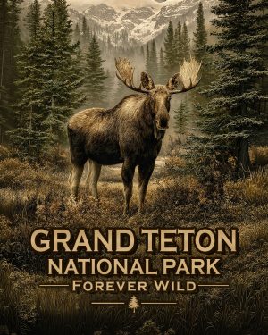 Grand Teton National Park, Wyoming - Forever Wild Moose