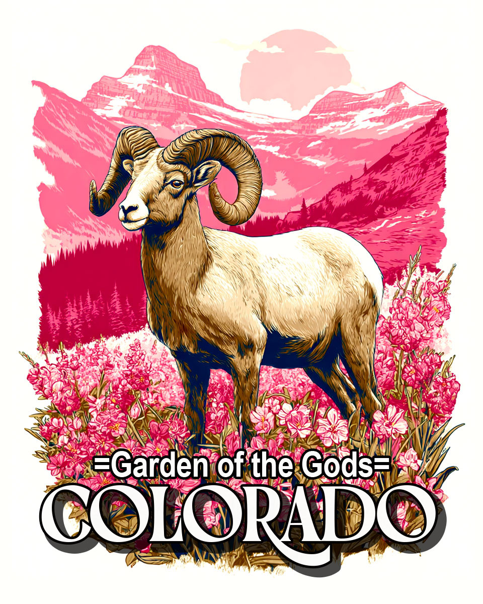 Great Horned Owl - Garden of the Gods Souvenir Art Print