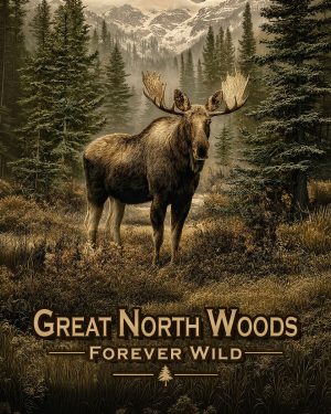 Great North Woods - Forever Wild Moose