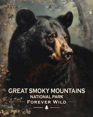 Great Smoky Mountains  - Forever Wild - Black Bear