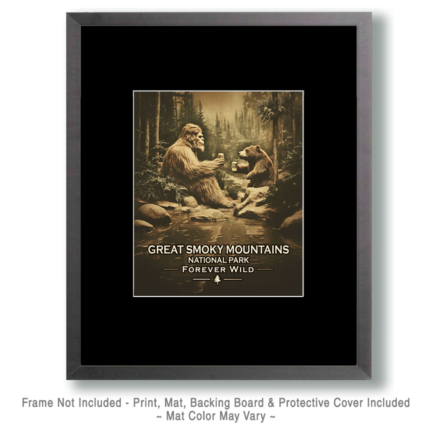 Great Smoky Mountains - Forever Wild - Bigfoot Toasts Bear - Image 2