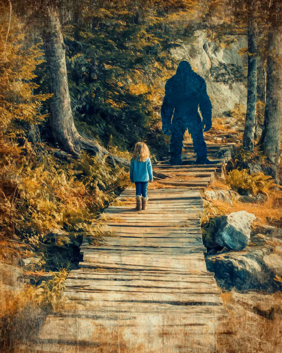 Is Her Story Ever Going to End?! -  Funny Bigfoot Artwork