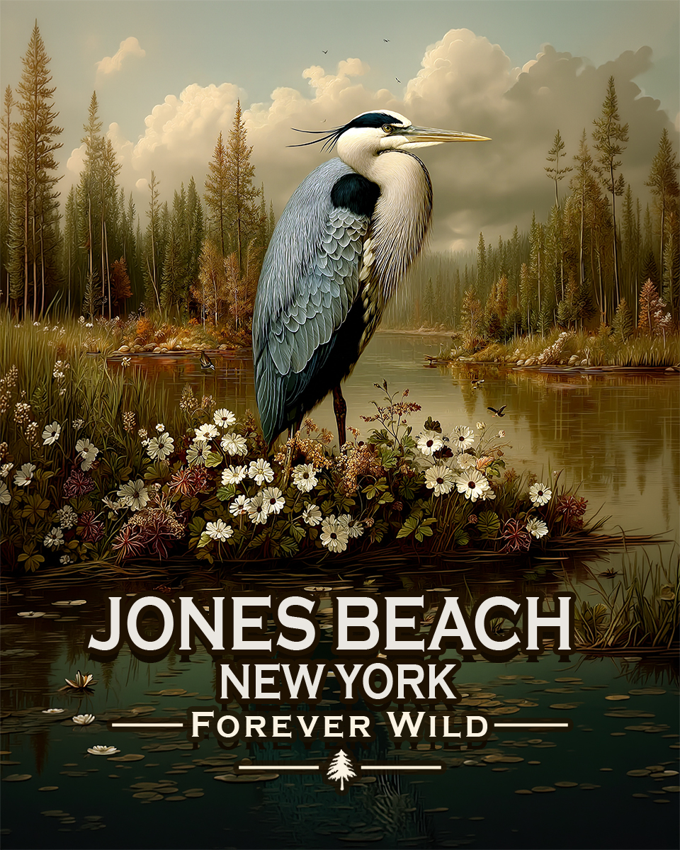 Jones Beach New York - Forever Wild - Great Blue Heron