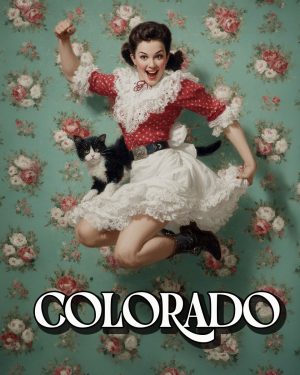 Jumping for Joy - Colorado Souvenir Art Print