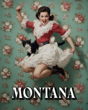 Jumping for Joy -  Montana Souvenir Art Print