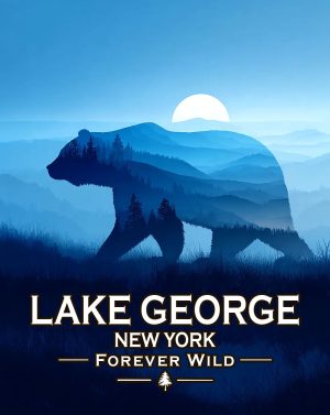 Lake George  - New York - Forever Wild - Wild Bear Spirit Wildlife