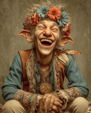 Laughing Dryad - Fantasy Art Print