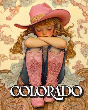 Lil Cowgirl - Colorado Souvenir Art Print