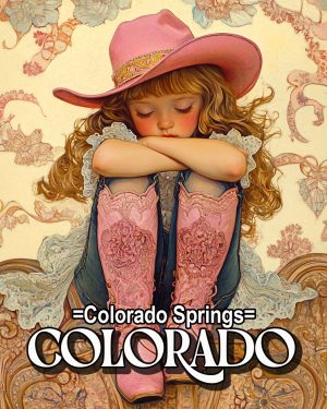 Lil Cowgirl - Colorado Springs Souvenir Art Print