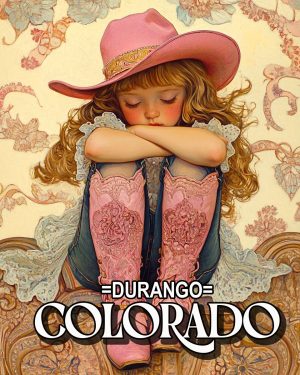 Lil Cowgirl -  Durango Souvenir Art Print