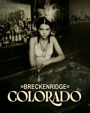 Lucia from Oklahoma - Breckenridge, Colorado Souvenir Art Print