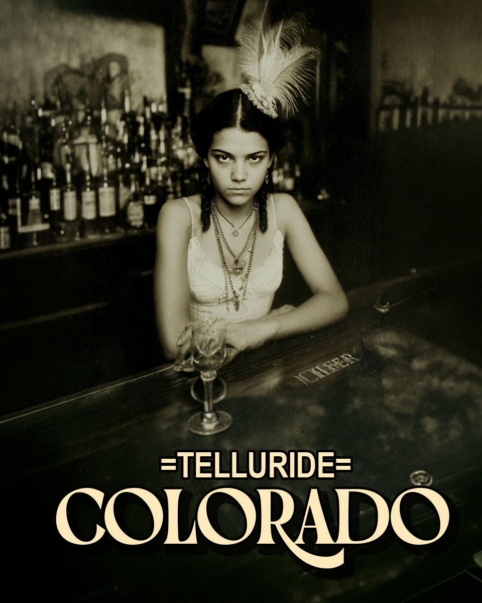 Lucia from Oklahoma -  Telluride Souvenir Art Print