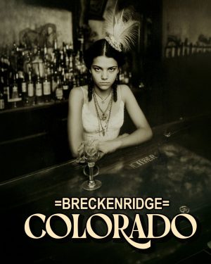 Lucia from Oklahoma - Breckenridge, Colorado Souvenir Art Print