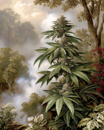 Wild Marijuana Plant - Weed Wall Art