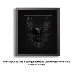 Raven in Black on Black