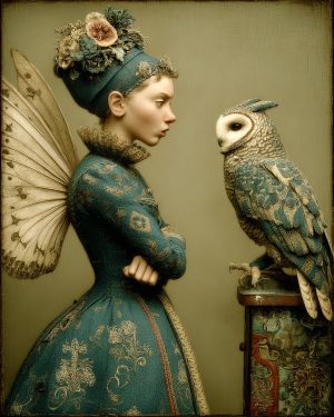 Mimi Starbounce Unhappy With Her Owl - Faires Art Print