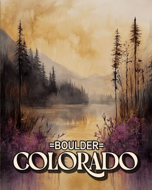 Misty Morning - Boulder Colorado Souvenir Art Print.jpg
