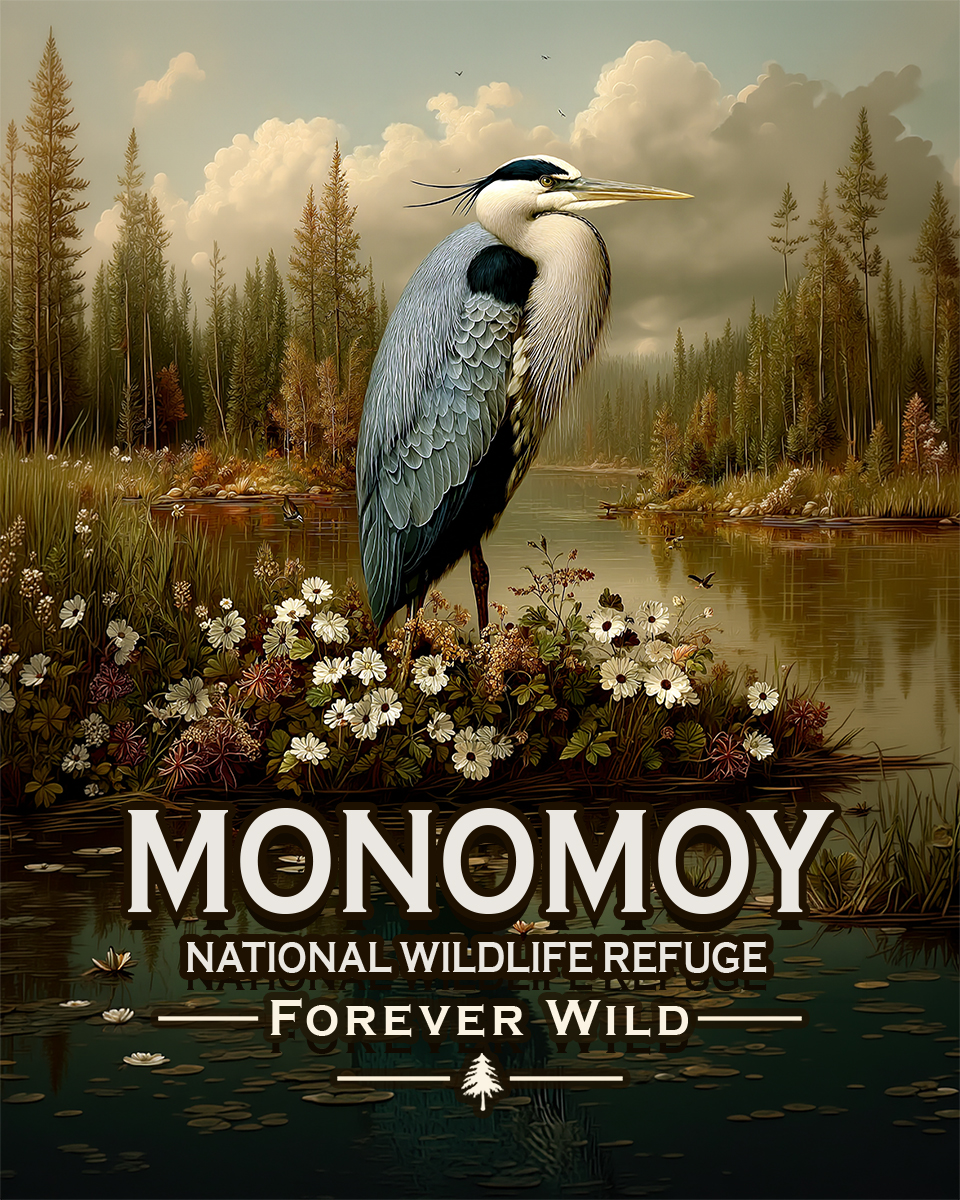 Monomoy National Wildlife Refuge Massachusetts - Forever Wild - Great Blue Heron