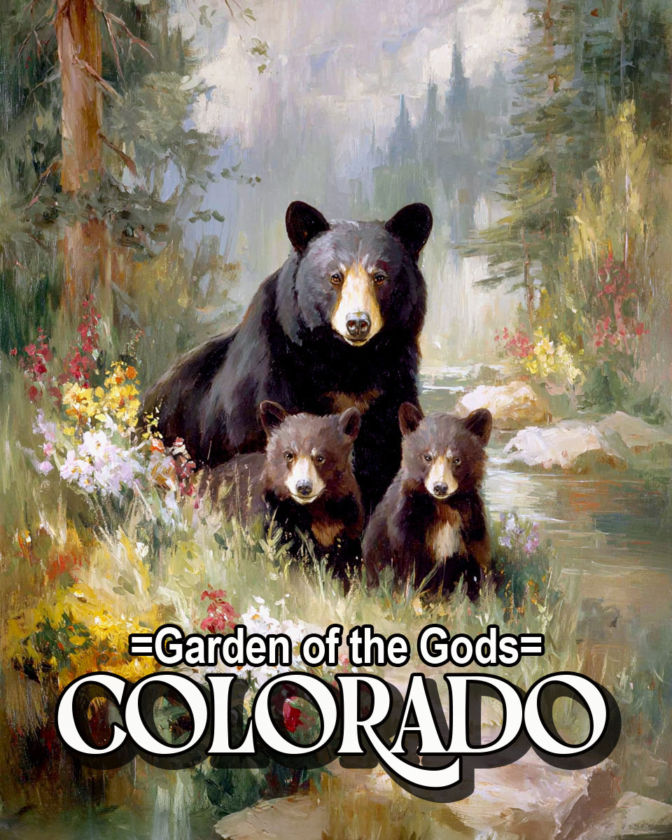 Mountain Goat - Garden of the Gods Souvenir Art Print