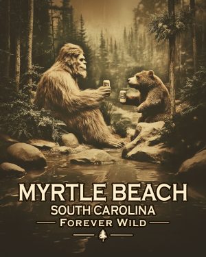 Myrtle Beach, South Carolina  - Forever Wild - Bigfoot Toasts Bear