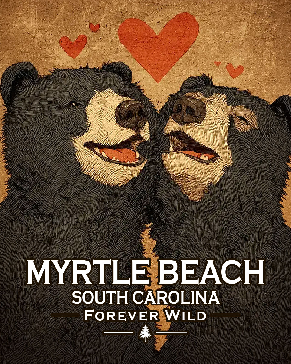 Myrtle Beach, South Carolina  - Forever Wild - Black Bears in Love