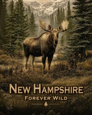 New Hampshire - Forever Wild Moose