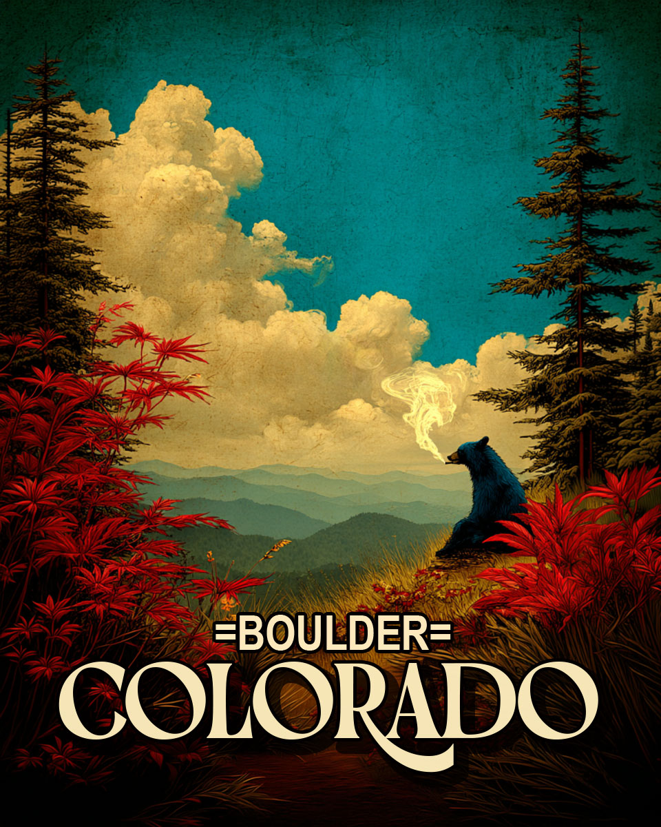 One High Bear - Boulder Colorado Souvenir Art Print.jpg