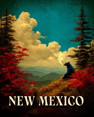 One High Bear -  New Mexico Souvenir Art Print