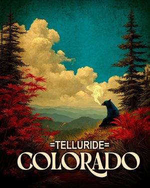 One High Bear -  Telluride Souvenir Art Print