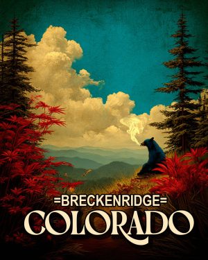 One High Bear - Breckenridge, Colorado Souvenir Art Print