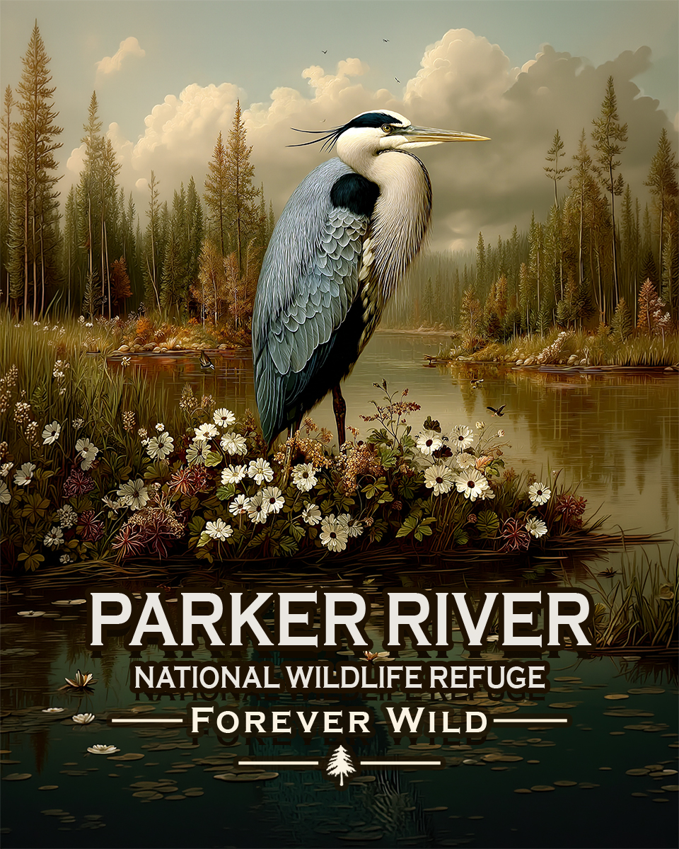 Parker River National Wildlife Refuge - Forever Wild - Great Blue Heron