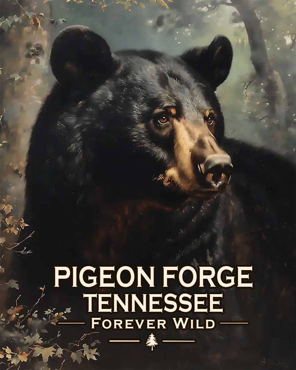 Pigeon Forge Tennessee - Forever Wild - Black Bear