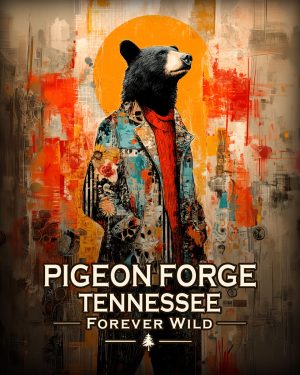 Pigeon Forge Tennessee  - Forever Wild - Hip Black Bear