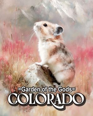 Raven Flying - Garden of the Gods Souvenir Art Print