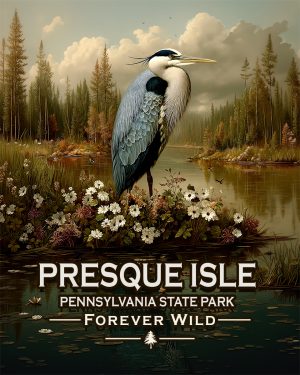 Presque Isle State Park Pennsylvania - Forever Wild - Great Blue Heron