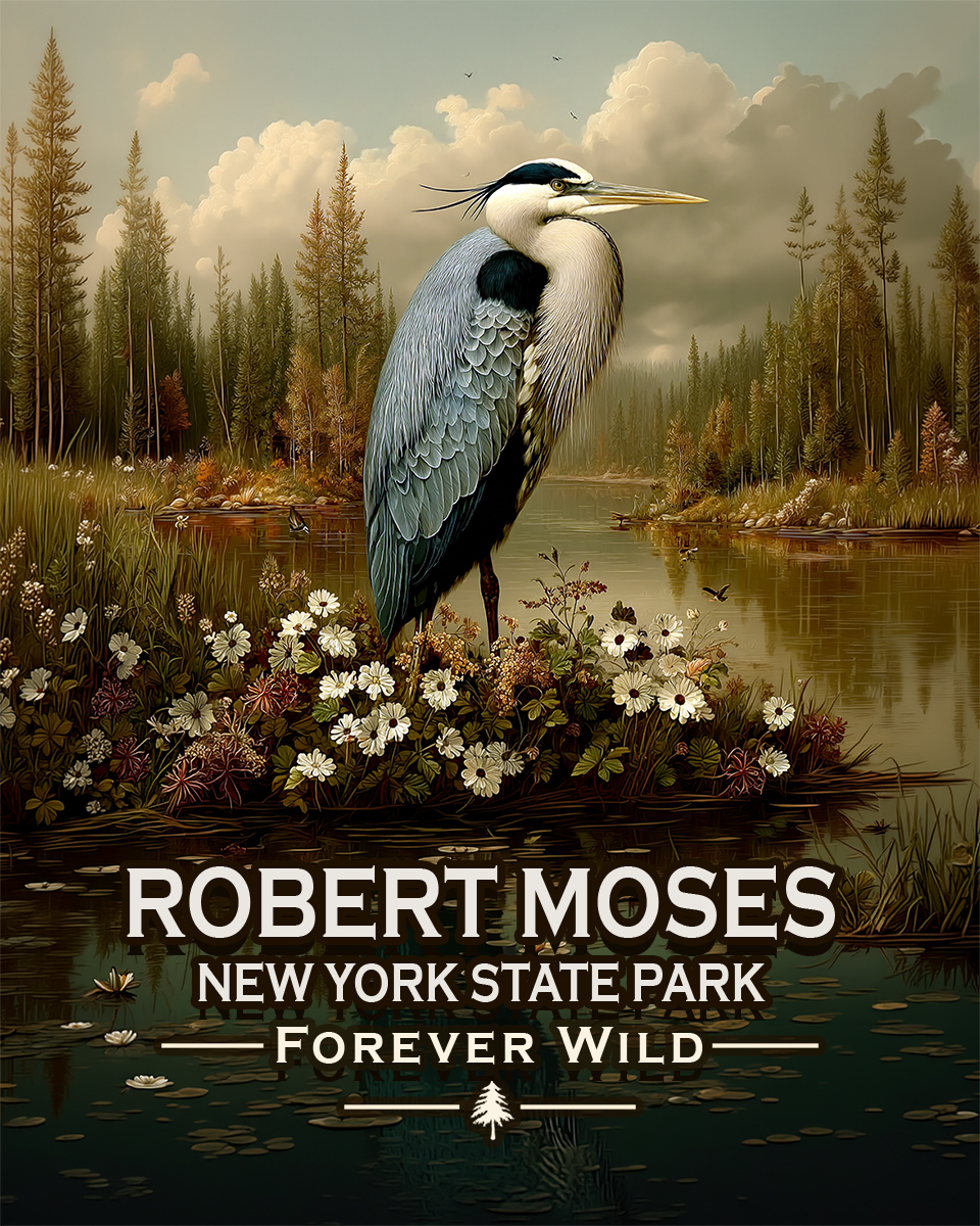 Robert Moses State Park New York - Forever Wild - Great Blue Heron