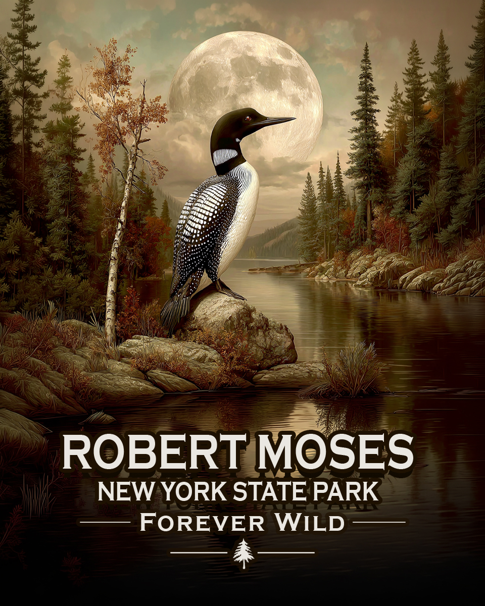 Robert Moses State Park New York - Forever Wild - Loon