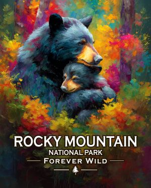 Rocky Mountain National Park  - Forever Wild - Mom & Baby Bear