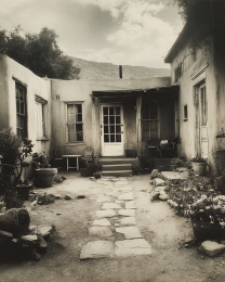 Chimayo Home - Black & White Southwestern Style Art Print