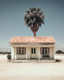 SoCal Desert Home - Southwestern Style Art Print