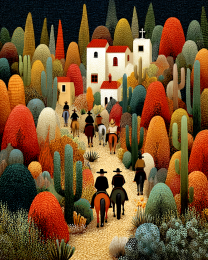 Encabezado para la Iglesia - Southwestern Style Art Print