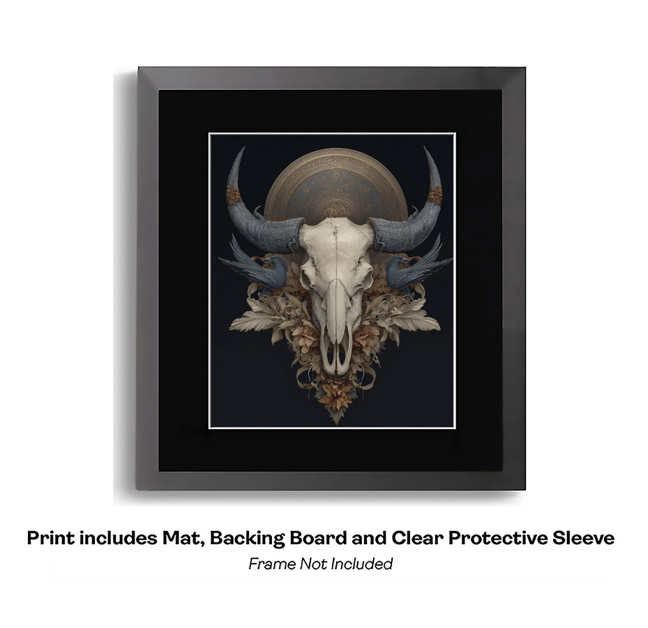 Ravens Skull Vignette